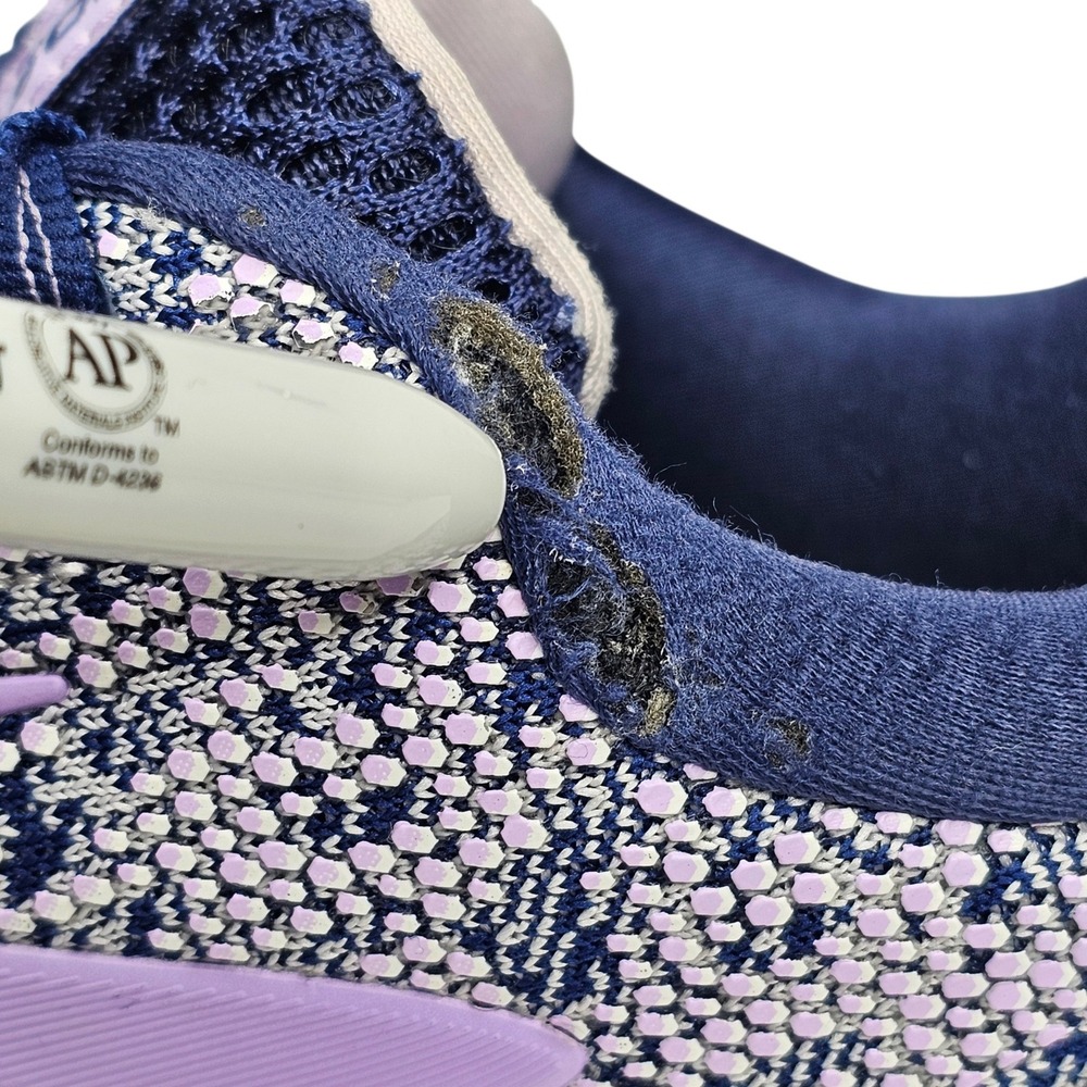 Brooks Ghost 11 Women Size 10 Navy Purple Running Shoes Low Top Sneaker - Picture 7 of 12